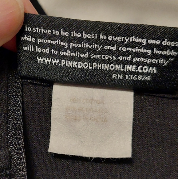 PINK DOLPHIN Black Zip Up Hoodie Jacket - Picture 5 of 10